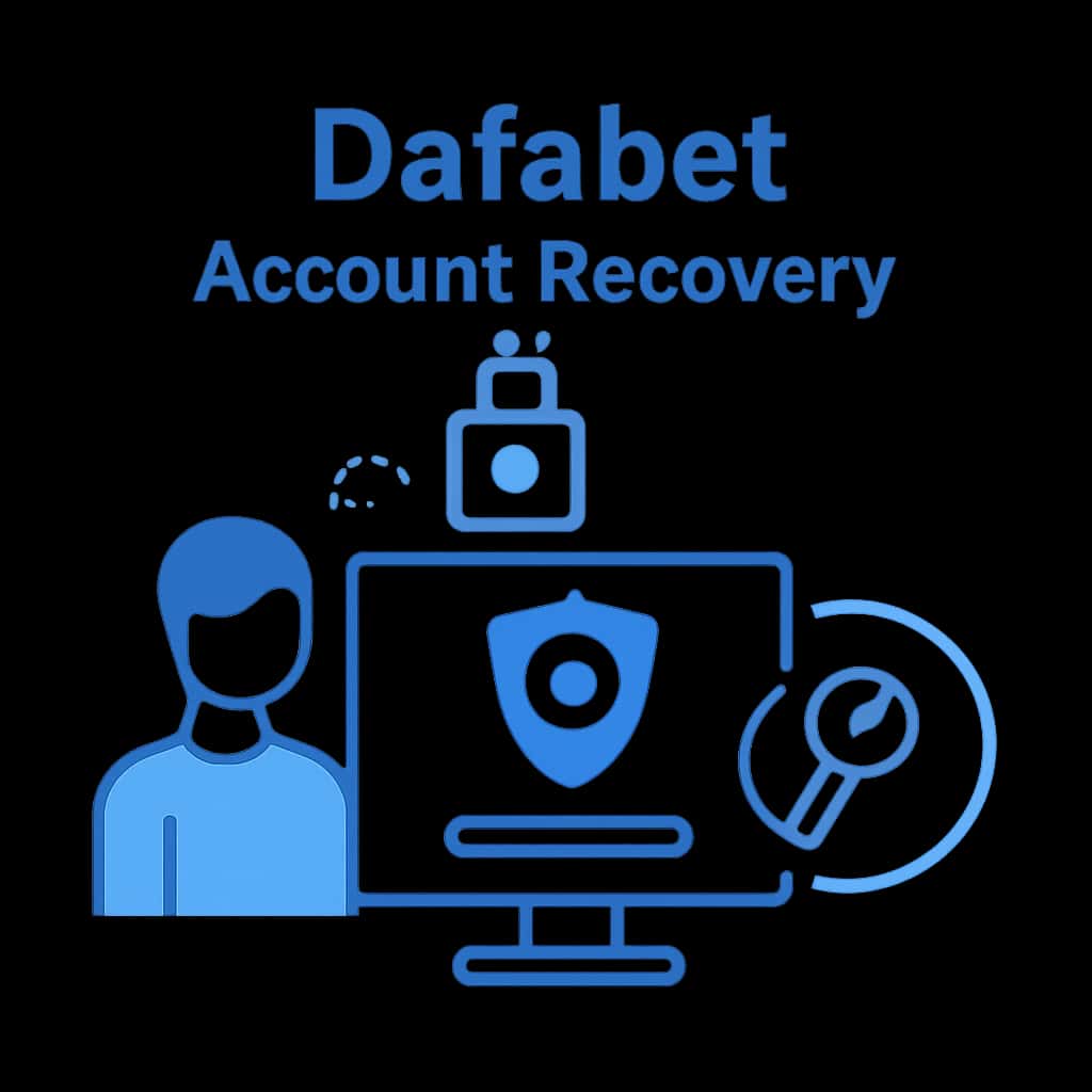A diagram outlining the steps involved in DafaBet Account Recovery, focusing on user actions and support pathways.