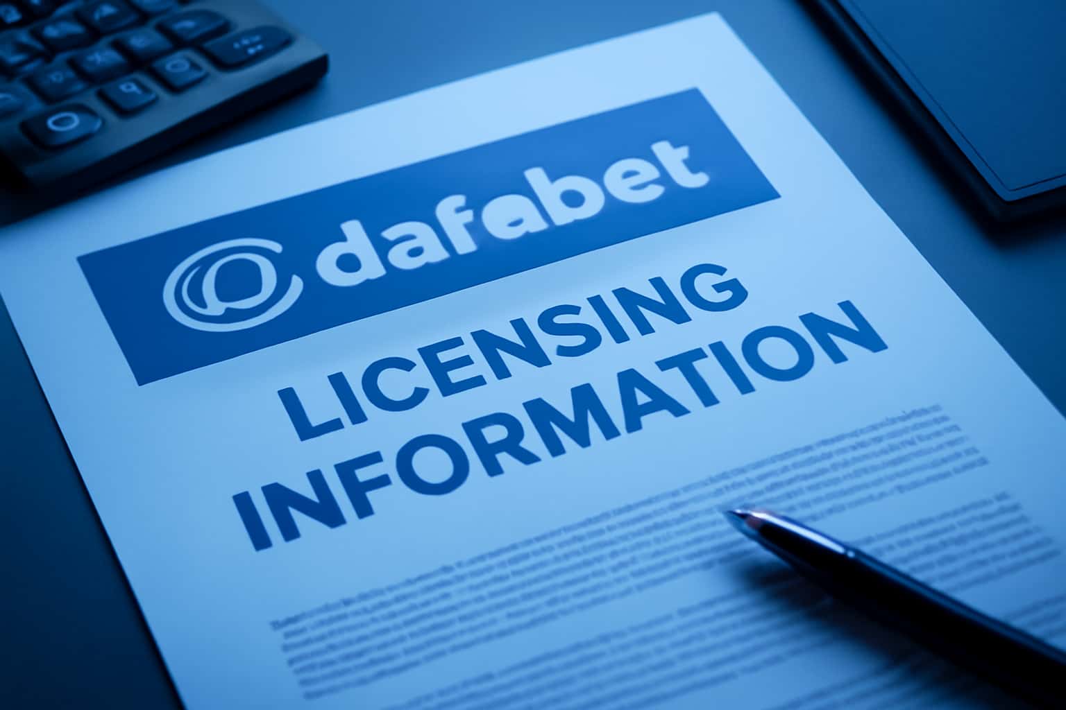 A conceptual image showcasing DafaBet licensing compliance and user safety.