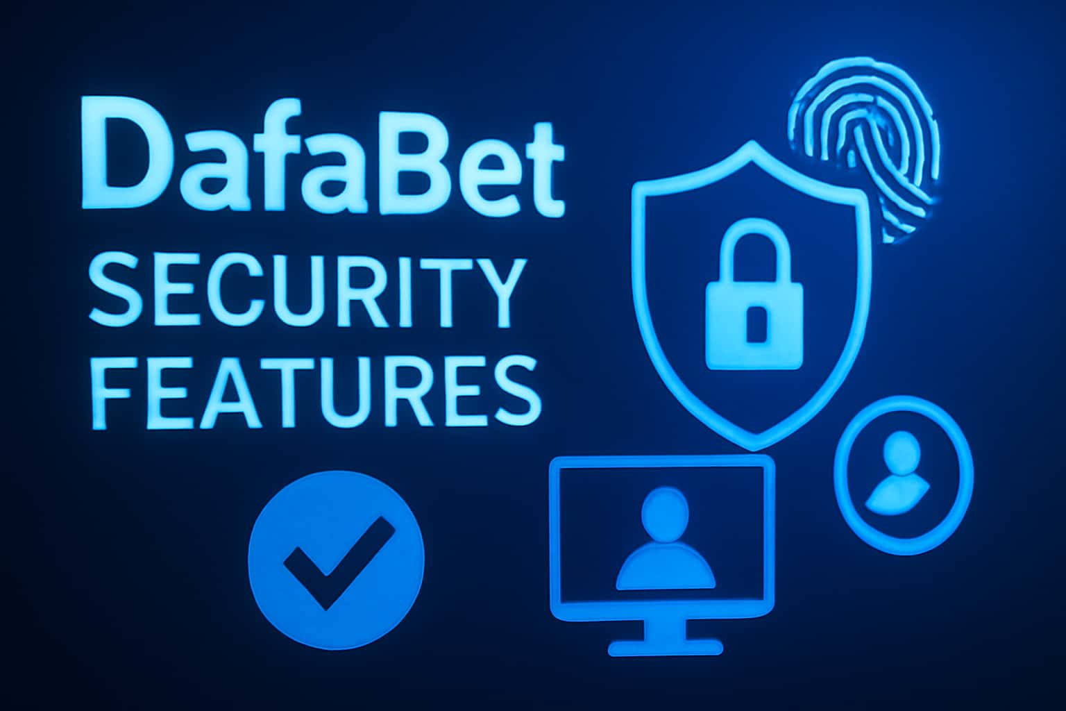 A visual representation of DafaBet Security Features showing encrypted data transmission.