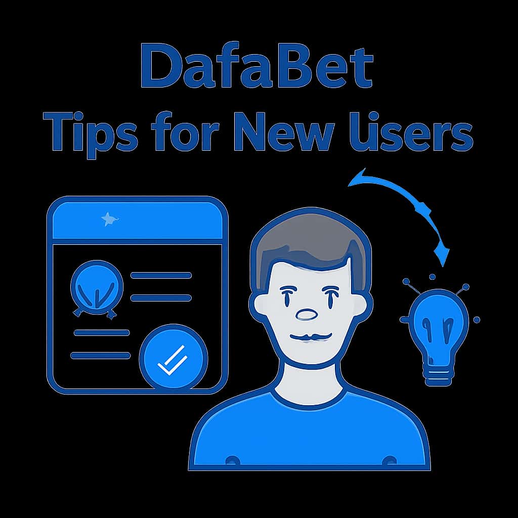 Illustration explaining DafaBet Tips for New Users.