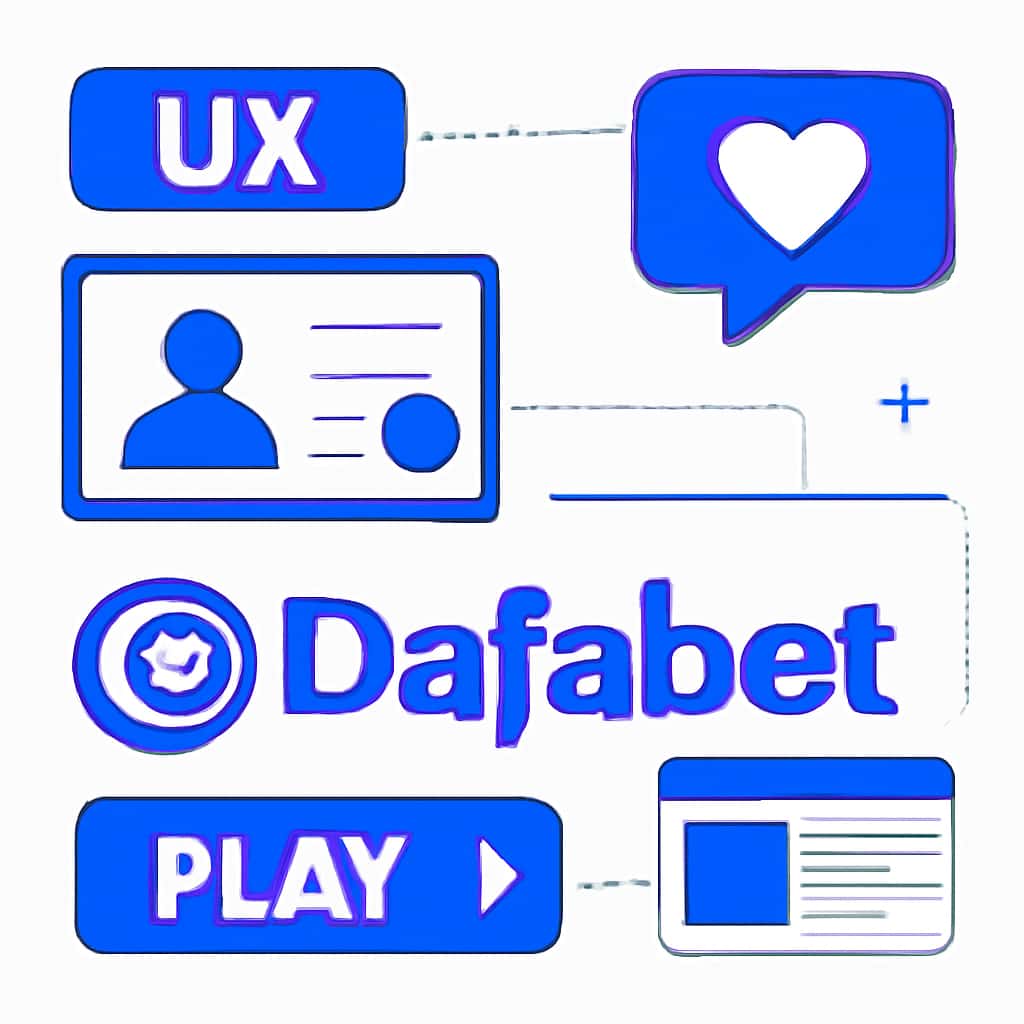 Diagram illustrating key aspects of the DafaBet User Experience.