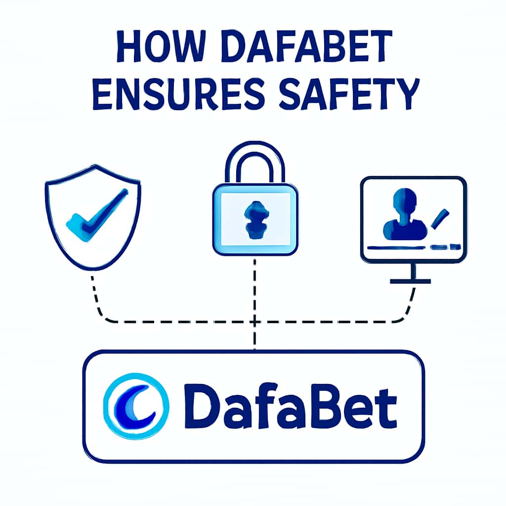 Illustration explaining DafaBet safety protocols.