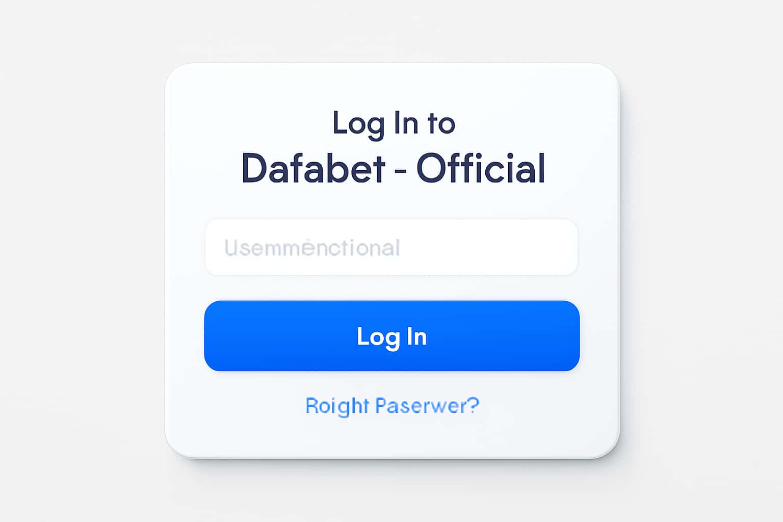 Log In to DafaBet - Official Interface