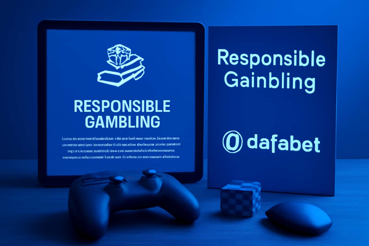 An informational visual about Responsible Gambling at DafaBet.
