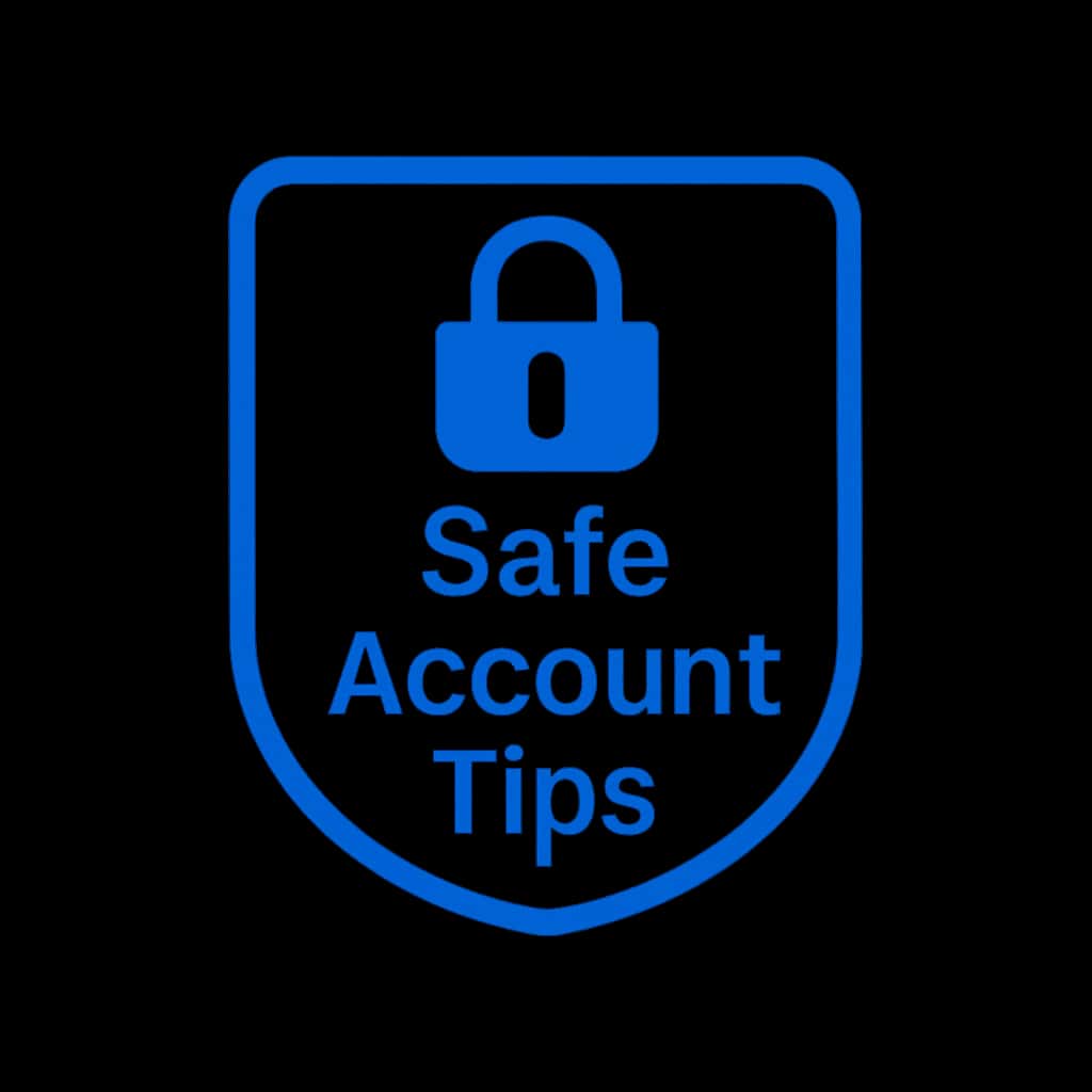 Icon representing secure account tips for DafaBet.